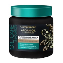 Compliment Argan oil&Ceramides Питательная Маска для сухих и ослабленных волос 300 мл