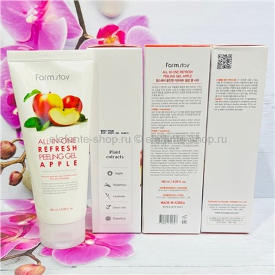 Пилинг-гель FarmStay All-In-One Whitening Apple Peeling Gel 180ml (78)