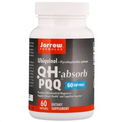 Jarrow Formulas, убихинол, QH-Absorb + PPQ, 60 мягких таблеток