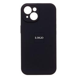 Чехол-накладка ORG Soft Touch с закрытой камерой для "Apple iPhone 15" (black) (230158)