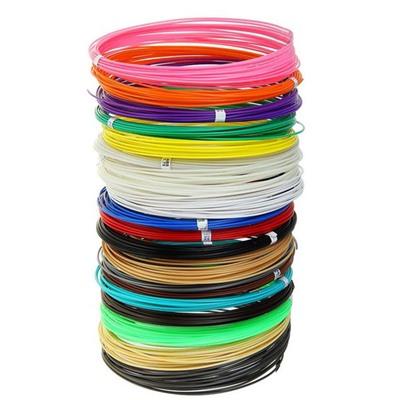 Набор цветного ABS-пластика для 3D-ручек 10м, 12 цветов
