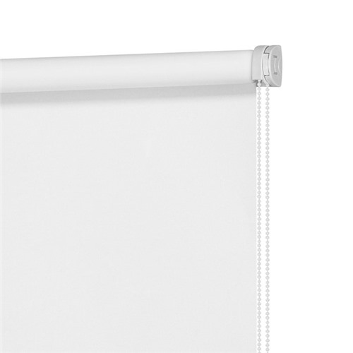 Рулонная штора ролло однотонная "Белый" ширина 50 см.