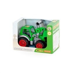 320887 Wader "Фермер-техник", трактор-погрузчик (в коробке)