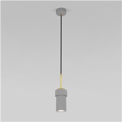 Подвесной светильник с металлическим плафоном 50264/1 серый