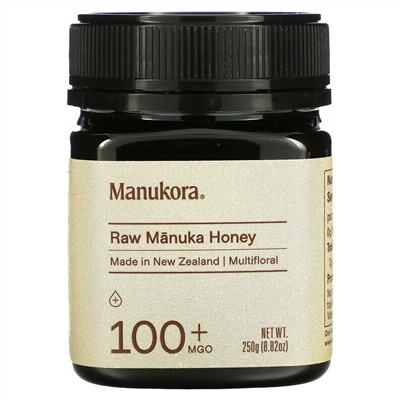 Manukora, Raw Manuka Honey, 100+ MGO, 8.82 oz (250 g)