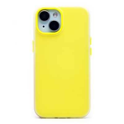 Чехол-накладка - SC346 для "Apple iPhone 15" (yellow) (232462)