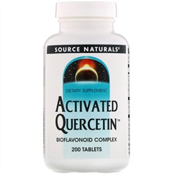Source Naturals, Активированный кверцетин, 200 таблеток