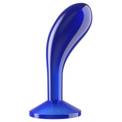 Синяя анальная втулка Flawless Clear Prostate Plug 6.0 - 15 см.
