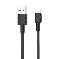 Кабель USB - Apple lightning Hoco X29 Superior (повр. уп)  100см 2,4A  (black)