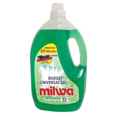 Гель для стирки Milwa Budget UNIVERSAL Универсальный 3 л, (60 стирок) 1283