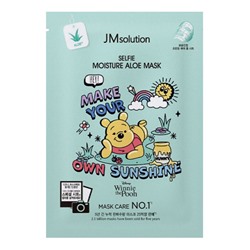 JMSolution Маска тканевая смягчающая с экстрактом алоэ / Disney Collection Selfie Moisture Aloe Mask, 30 мл