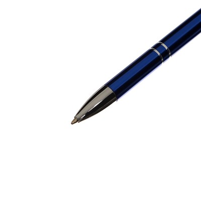 Ручка шариковая, подарочная Calligrata "Стиль", в пластиковом футляре, автоматическая, NEW синяя