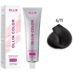 OLLIN COLOR Platinum Collection 6/11 100 мл Перманентная крем-краска для волос