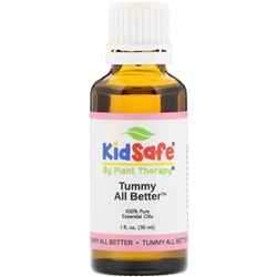 Plant Therapy, KidSafe, 100% Pure Essential Oil, Tummy All Better, 1 fl oz (30 ml)