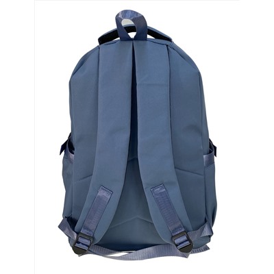 Молодежный рюкзак из текстиля, цвет голубой