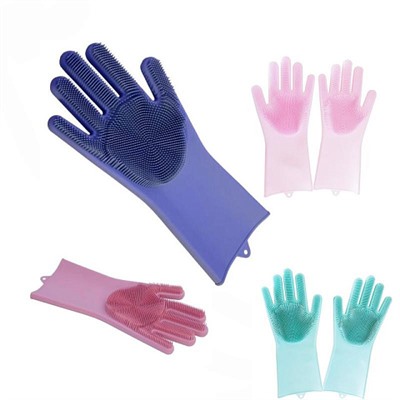 Многофункциональные силиконовые перчатки Magic Brush ( 2шт)