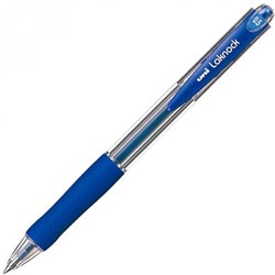 Ручка автоматическая шариковая SN-100 "Laknock" синяя (66270) Uni Mitsubishi Pencil