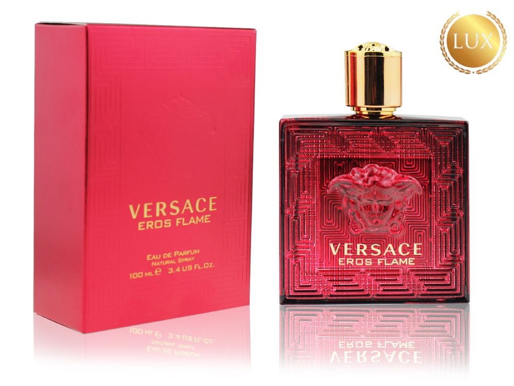 Версаче флейм. Versace Eros Flame мужской 100ml. Versace Eros Flame мужской. Versace "Eros Flame Eau de Parfum" 100 ml. Духи Versace Eros Flame.