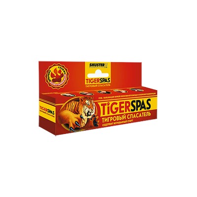 TIGERSPAS - тигровый спасатель бальзам-гель болеутоляющий, противовоспалительный 44мл