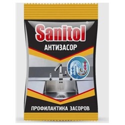 Sanitol Средство для чистки труб от засоров Антизасор 90 гр