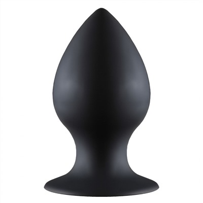 Чёрная анальная пробка Thick Anal Plug Small - 7,8 см.