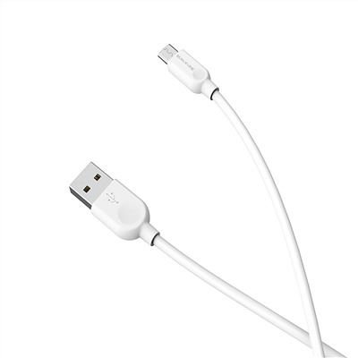 Кабель USB - micro USB Borofone BX14  100см 2,4A  (white)