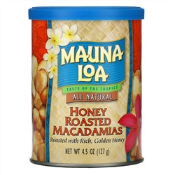 Mauna Loa, Honey Roasted Macadamias, 4.5 oz (127 g)