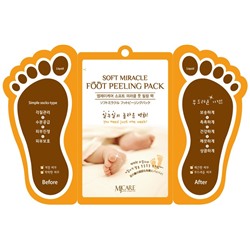 Mijin Высококонцентрированный пилинг для ног Miracle Foot Peeling Pack