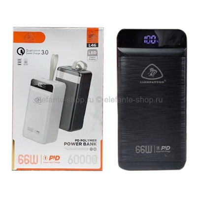 Повербанк Lion Patton L46 66W Power Bank Black (15)