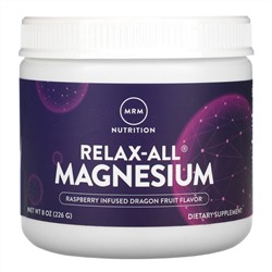 MRM, Relax-All Magnesium, Raspberry Infused Dragon Fruit, 8 oz (226 g)