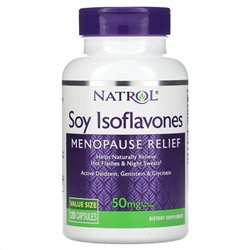 Natrol, Соевые изофлавоны, 50 мг, 120 капсул