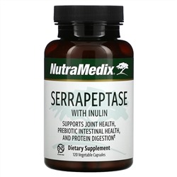 NutraMedix, Serrapeptase with Inulin, 120 Vegetable Capsules