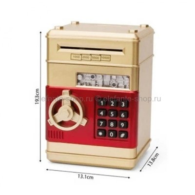 Сейф-копилка Money Box Golden/Red DT-304 (TV)