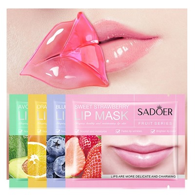 SADOER Увлажняющая и питательная  маска для губ  Sweet Strawberry Lip Mask