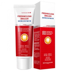 Отбеливающая зубная паста BioAqua Fresh&Clean Toothpaste Clean and Comfortable