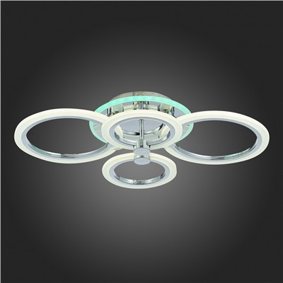 SLE500512-04 Светильник потолочный Хром/Белый LED 1*72W 3000-6000K