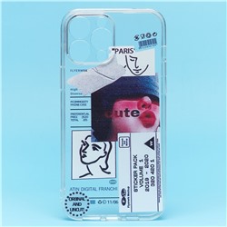 Чехол-накладка - SC273 для "Apple iPhone 13 Pro Max" (001) (прозрачный)