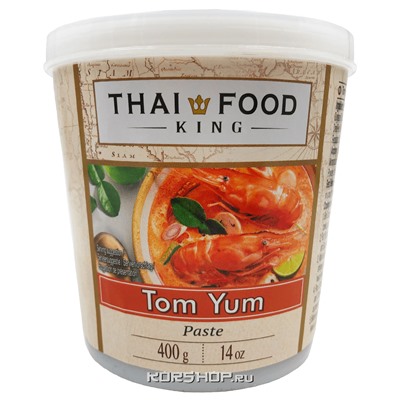 Паста Том Ям Thai Food King, Таиланд, 400 г Акция