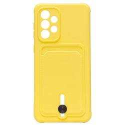 Чехол-накладка - SC304 с картхолдером для "Samsung SM-A336 Galaxy A33 5G" (yellow) (208760)