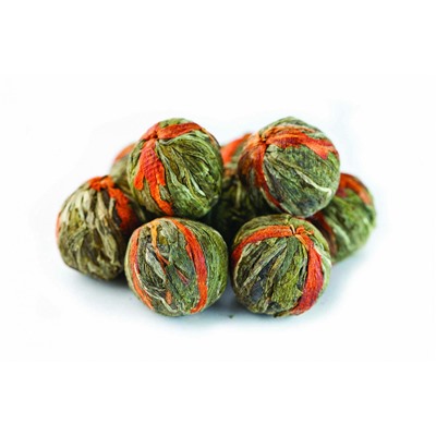 Китайский элитный чай Gutenberg Бай Юй Лянь (Белый лотос благоденствия) шарик с цветком лилии