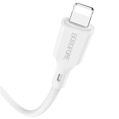 Кабель Type-C - Apple lightning Borofone BX49 PD  100см 3A  (white)