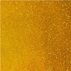 Фоамиран  глитерный 20х30см 1,5мм 10шт 04 желтый (золото)