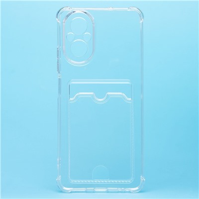 Чехол-накладка - SC276 с картхолдером для "Realme C67 4G" (transparent) (227616)