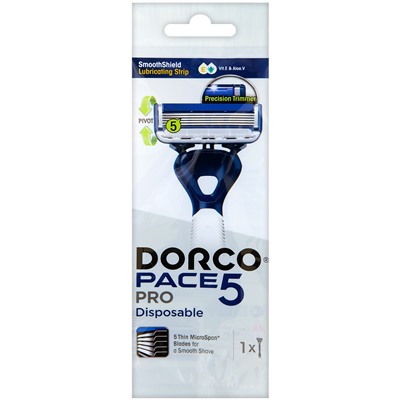 Станок для бритья с несъемной головкой DORCO PACE-5 PRO (1 шт.), FVB 100-1P