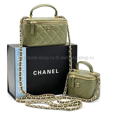 Сумка-косметичка CHL Green Gold Chain 48906 (WS)