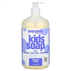 EO Products, Everyone for Every Body, 3 in 1 Kid Soap, Lavender Lullaby, 32 fl oz (946 ml)
