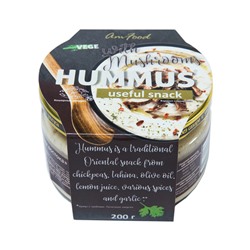 Хумус "С грибами" Полезные продукты, 200 г