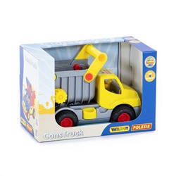 320858 Wader "КонсТрак", автомобиль-самосвал (жёлтый) (в коробке)