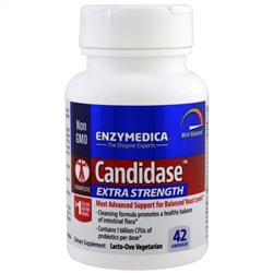 Enzymedica, Candidase, Extra Strength, 42 капсулы