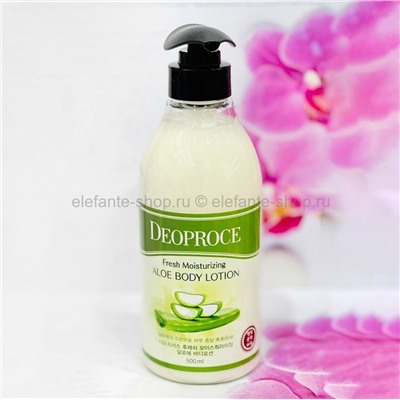 Лосьон для тела с алоэ вера Deoproce Body Fresh Moisturizing Aloe Body Lotion 500ml (78)